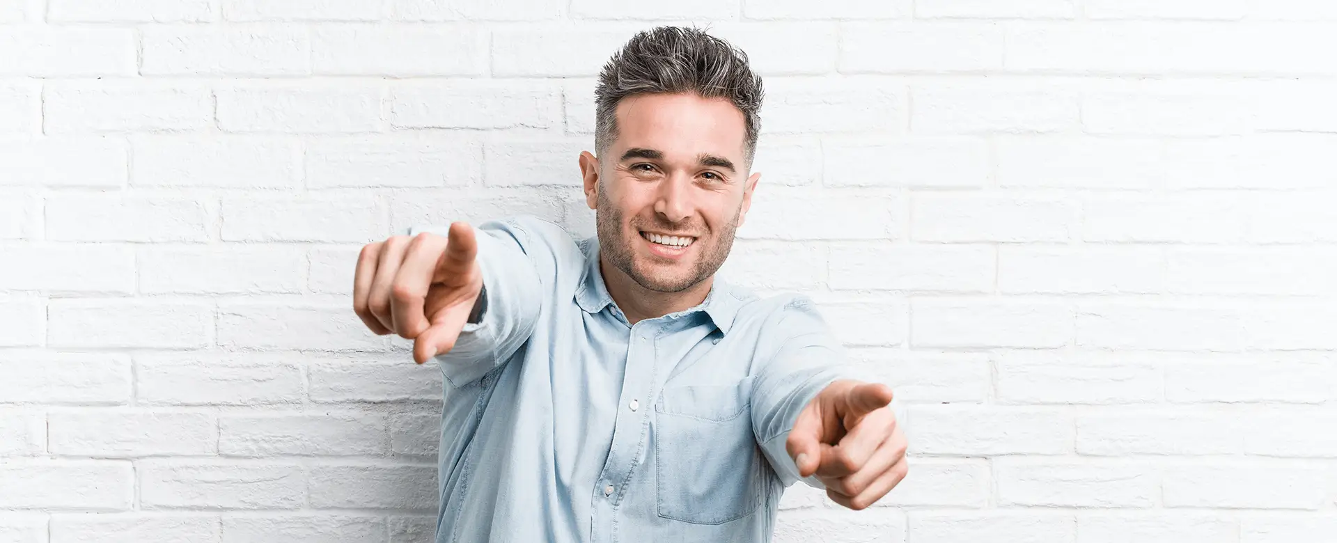 Man Pointing - HGH Benefits for Male Sexual Health and Performance